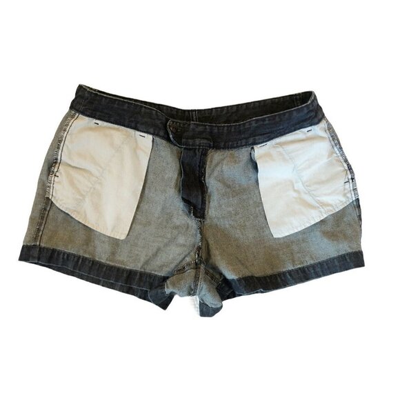 Ann Taylor LOFT Dark Blue Denim Shorts 14 - Picture 7 of 7